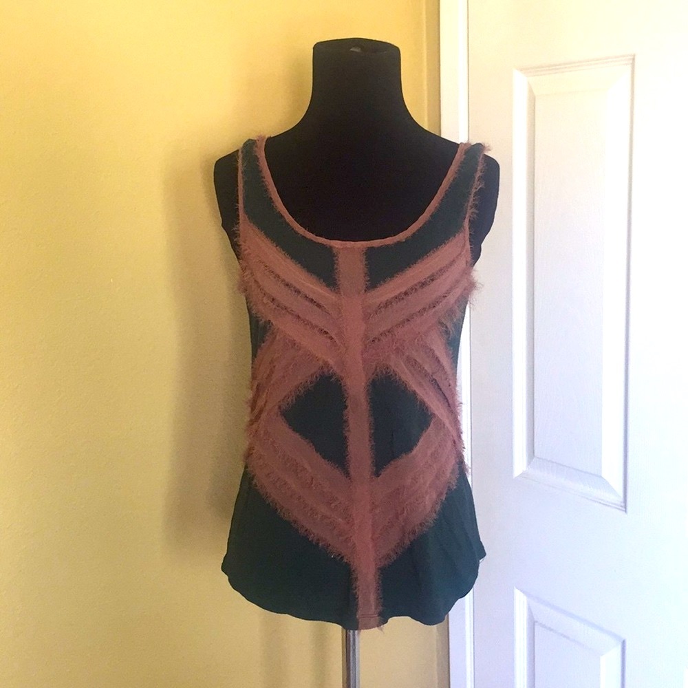 Vintage Green and Brown fashion Top